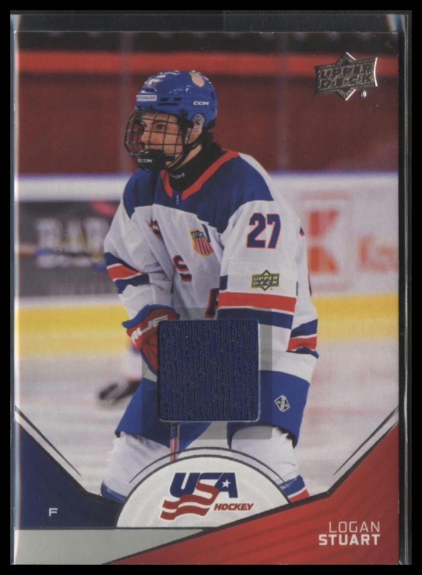 2026 Upper Deck Team USA Juniors #68 Logan Stuart Jersey