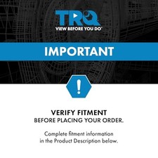 TRQ Passenger Side Headlight Assembly Compatible with 1987-1991 Ford Bronco F150