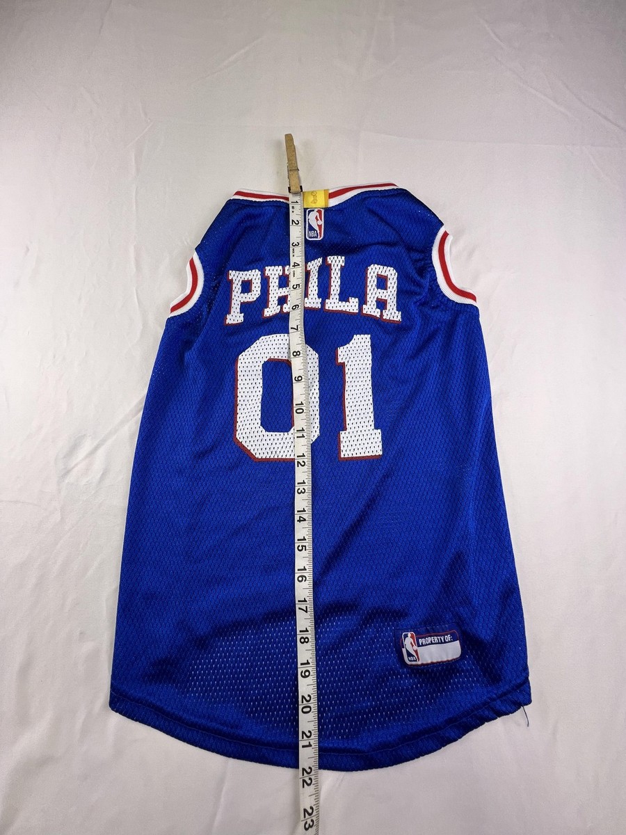 PHILTRE PHILIAセット Philadelphia 76ers Dog Jersey XL Pets First NBA Blue Mesh PHILA 01