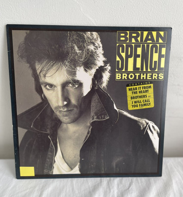BRIAN SPENCE - BROTHERS 1986 Vinyl Polydor Records Promotional