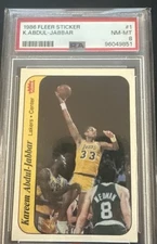 1986-87 Fleer - Stickers Kareem Abdul-Jabbar #1