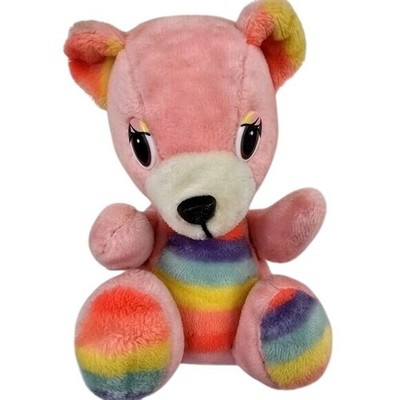 Rare Vintage Link & Pan Enterprises, inc Rainbow Bear Plush
