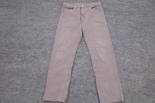 Vintage Levis 501 Jeans Mens 34x30 Khaki Button Fly Made USA Straight Leg Y2K