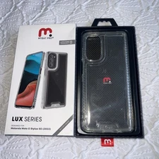 Mybat Pro Lux Series Case For Motorola Moto G Stylus 5G - Clear (2022)