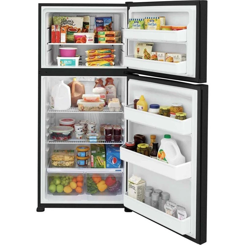 Frigidaire 18,3 pies cúbicos congelador superior refrigerador - listo para garaje, FFTR1814WB, negro Foto 3 de 4