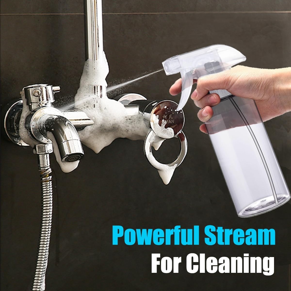 Spray Bottles - 16.9oz/2Pack -  Adjustable Spray Bottles for Cleaning - No Le...