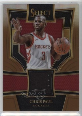 2017-18 Panini Select Swatches Copper Prizm /49 Chris Paul #SS-CP3 9on