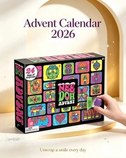 Needoh Christmas Advent Calendar 2026 Countdown Blind Box Holiday Gift