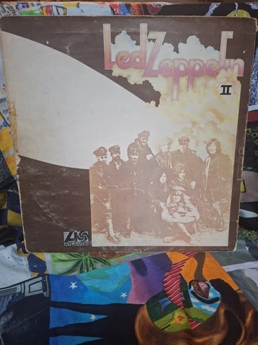 Led Zeppelin II Two 2 Plum & Red Atlantic UK Vinyl LP