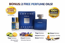 Azzaro Chrome Extreme Edp 1.7oz 3.4oz Free Oil Gift Set 100 Original Azzaro Chrome Extreme Edp 1.7oz 3.4oz Free Oil Gift Set 100 Original