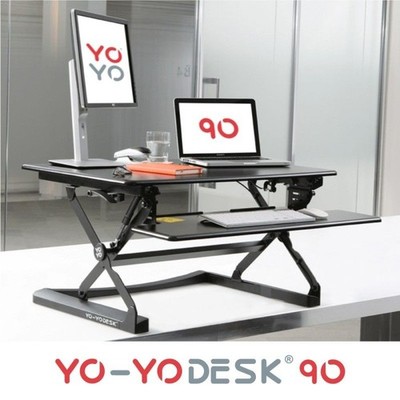 Höhenverstellbarer Schreibtischaufsatz - Yo-Yo desk 90 - EU ausgezeichnet TOP