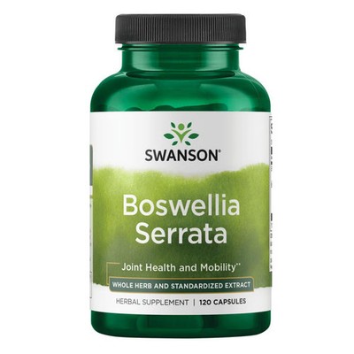 Swanson Boswellia Serrata Whole Herb 200mg & Standardized Extract 300mg/ 120 ct