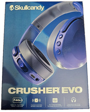Skullcandy Crusher Evo Wireless Bluetooth Headhones, Flat-Folding OverEar