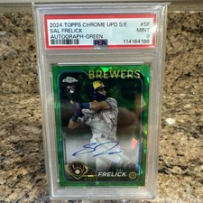 2024 Topps Chrome Update Series Sapphire Autograph Sal Frelick Green /99 (RC)