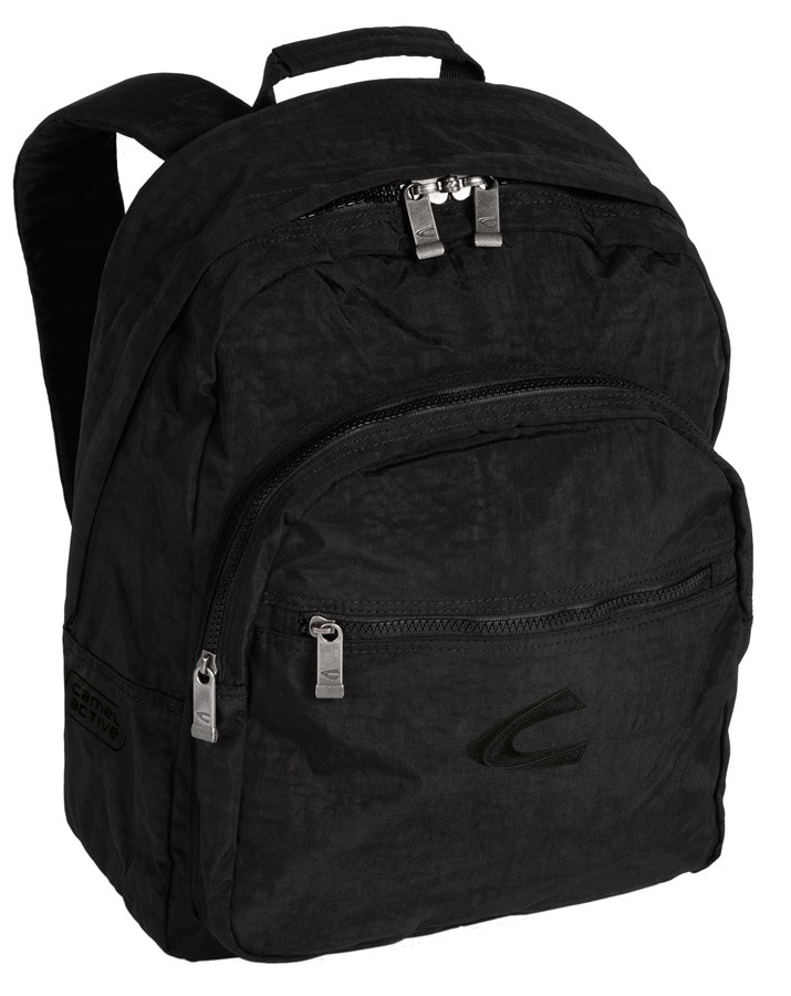 Camel Active Schwarz Rucksack "Journey" Freizeitrucksack Mit Logostickerei von Baur - Bild 2