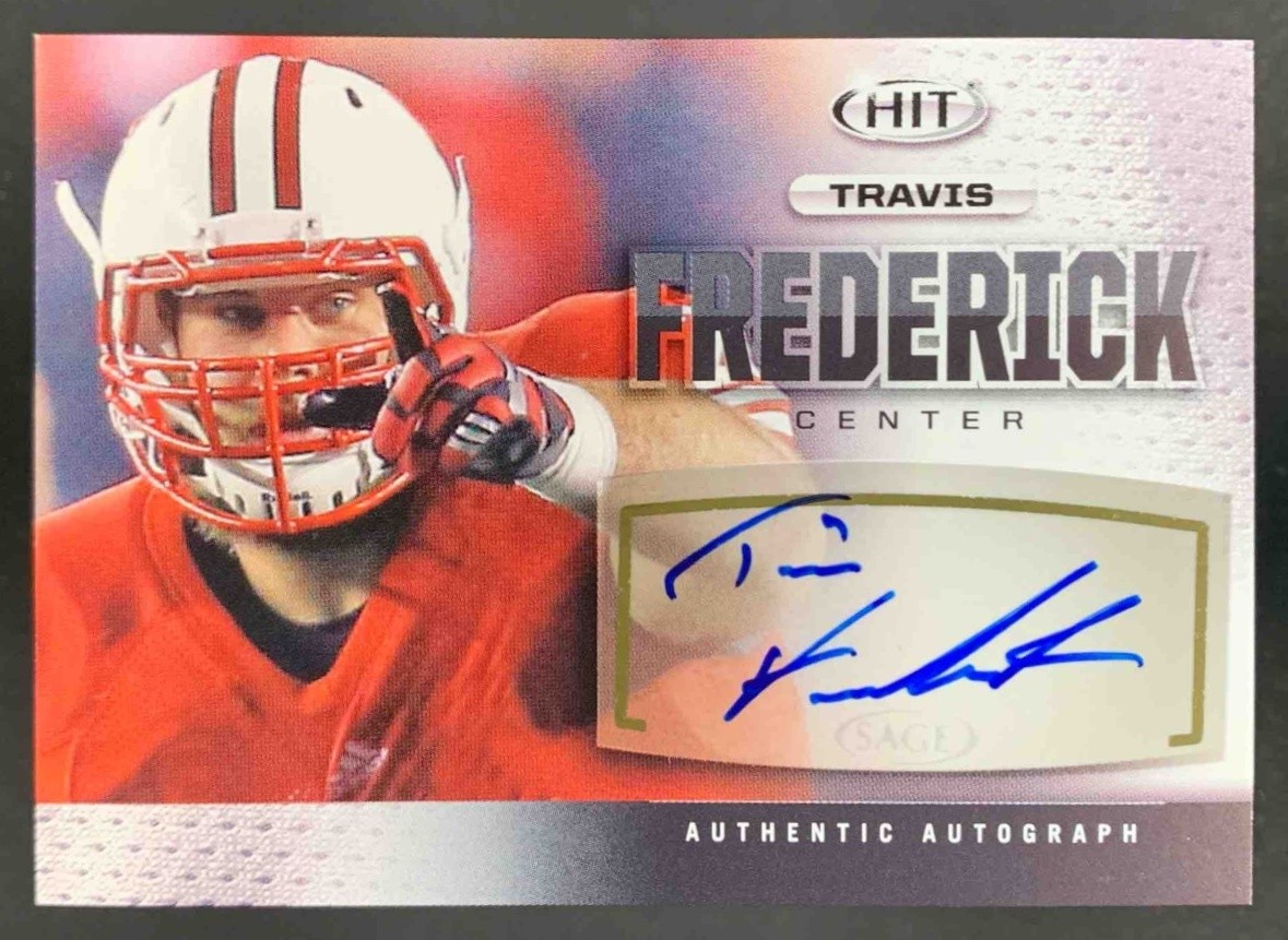 Travis Frederick SA-GE Hit Autographs #A27 Base