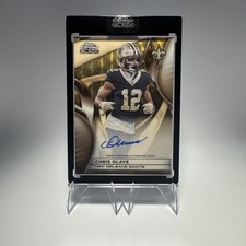 Marketplace image: 2025 Topps Chrome Black Chris Olave Auto Superfractor 1/1 #AU-CO Saints