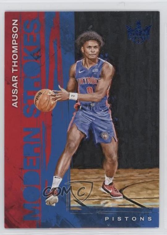 2023 Court Kings Modern Strokes Amethyst 1/99 Ausar Thompson #13 Rookie RC 11y2