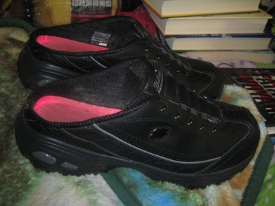 SKETCHERS DELITES with Air-Cooled Memory Foam Athletic Mule Type Slip Ons 9.5