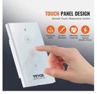 VEVOR Smart Light Dimmer Switch Wi-Fi 2.4GHz LED Dimmable Switch Remote Control