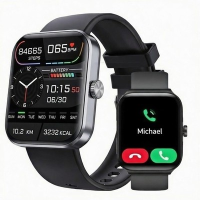 2026 Smart Watch For Men/Women, Waterproof Smartwatch Bluetooth iPhone Samsung