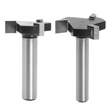 Outils de fraisage du bois en forme de T 1/4 aplatissement de la dalle de la