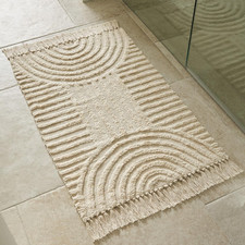 Beautiful Boho Rug with Tassels for Your Bathroom - Soft 2 X 3 Ft. Cotton Rug...