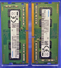 Samsung 8GB Kit 2x4GB 2666 MHz DDR4 SODIMM Laptop RAM PC4-21300, Dell, Lenovo