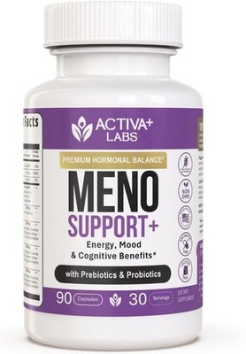 Swiss Activa+ Total Menopause Support: Hormone Balance & Hot Flash Relief  30Day