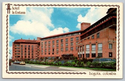 Hotel La Fontana Bogota Columbia c1960 Vintage Postcard