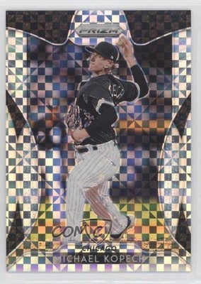 2019 Panini Prizm Plaid Power Prizm 35/75 Michael Kopech #46 Rookie RC 05n7