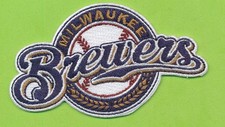 3-1/2" x 2" Embroidered Retro Patch - Milwaukee Brewers 2000-17