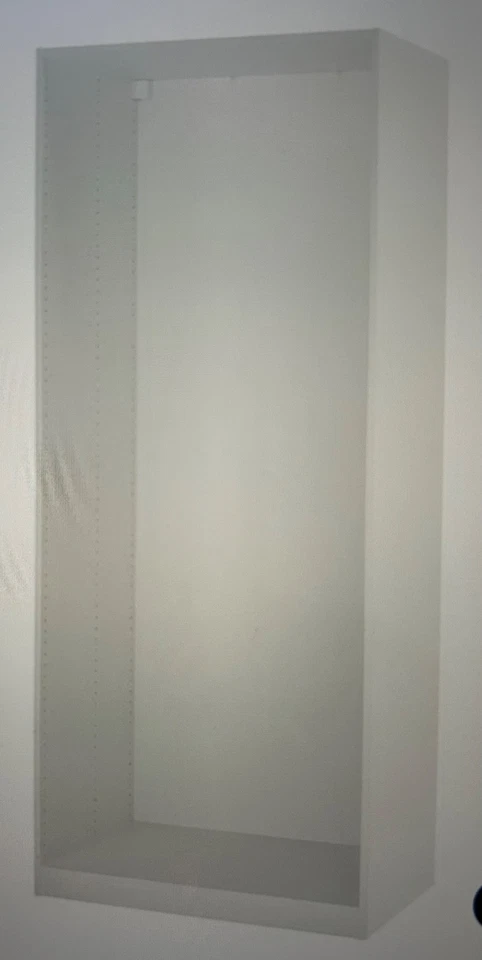 Ikea Korpus Kleiderschrank, weiß, 100x58x236 cm