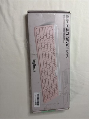 Logitech K585 Multi-Device Slim Wireless Keyboard With Built-in Cradle -Tested!!