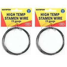 2 Pack Kemper High Temp Wire 24 Gauge 10' Spool