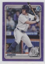 2020 Bowman Draft Chrome Purple Refractor 131/250 Daniel Cabrera #BD-62 0lm