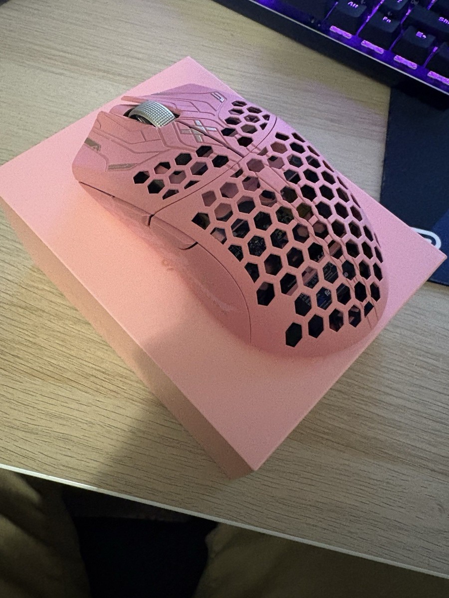 FinalMouse UltralightX Sakura Gaming Mouse ULX IN HAND
