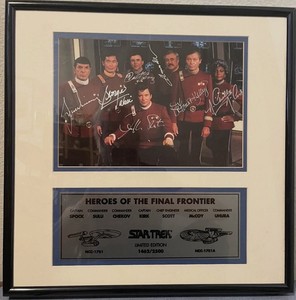Star Trek: Heroes of the Final Frontier Signed Cast Photo Limited Edition /2500