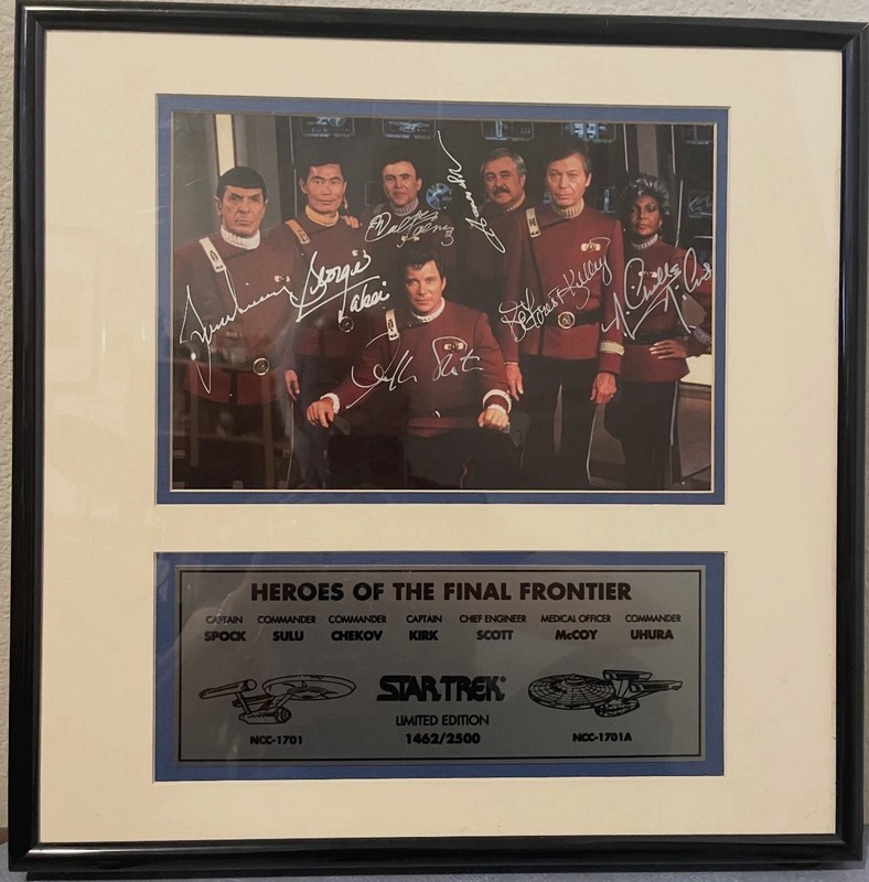 Star Trek: Heroes of the Final Frontier Signed Cast Photo Limited Edition /2500