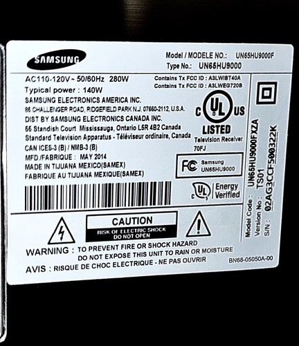 SAMSUNG 65 INCH 4K 3D CURVED SMART TV UN65HU9000F - Picture 8 of 8