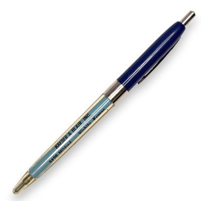 Vintage 1950s Kaeser Blair W R Bennett Wichita Kansas Advertising Click Pen