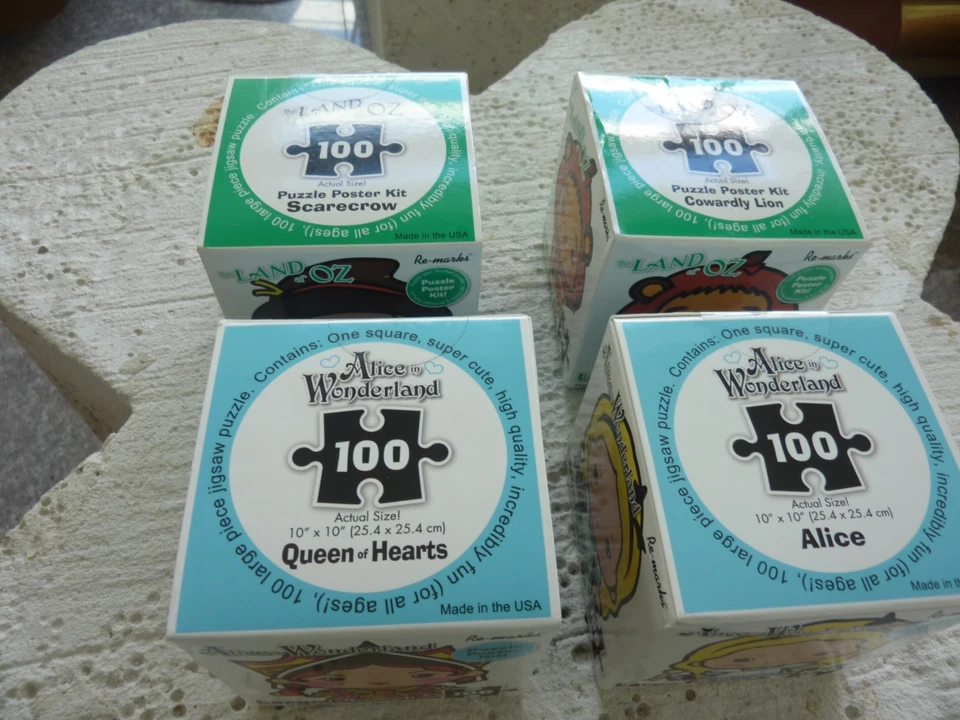 Re-marks 100 Large Pieces Puzzles Bundle - The Land Of Oz  & Alice in Wonderland - Image 2 of 3
