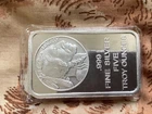 5 Troy oz Buffalo .999 Fine Silver Bar Sealed
