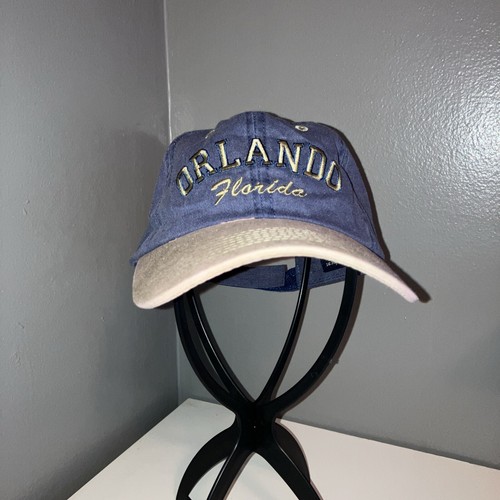Orlando Florida Blue Embroidered Hat Cap Twill Warn Adjustable OSFM