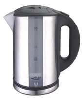 5908256830646 Adler AD 1216 Wasserkocher 1,7 L Schwarz, Silber 2200 W Adler