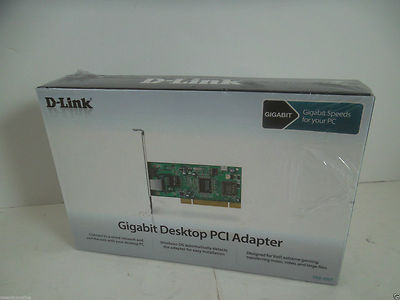 D-Link Gigabit PCI Ethernet Adapter RJ-45 32-Bit Bus Master DGE-530T SEALED NEW
