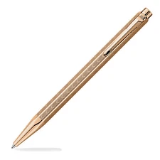 Caran d’Ache Ecridor Chevron Ballpoint Pen - Rose Gilded - 898.207 New in Box