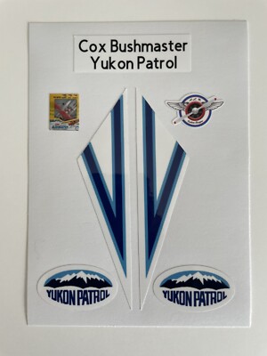 Cox 3 in 1 Yukon Patrol Bushmaster Fuel-proof Reproduction Decals