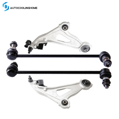 4x Front Lower Control Arm Ball joint Sway Bar For 2013 - 2019 Nissan Pathfinder