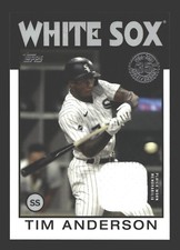 2021 Topps #86BR-TA Tim Anderson 1986 RELIC Chicago White Sox